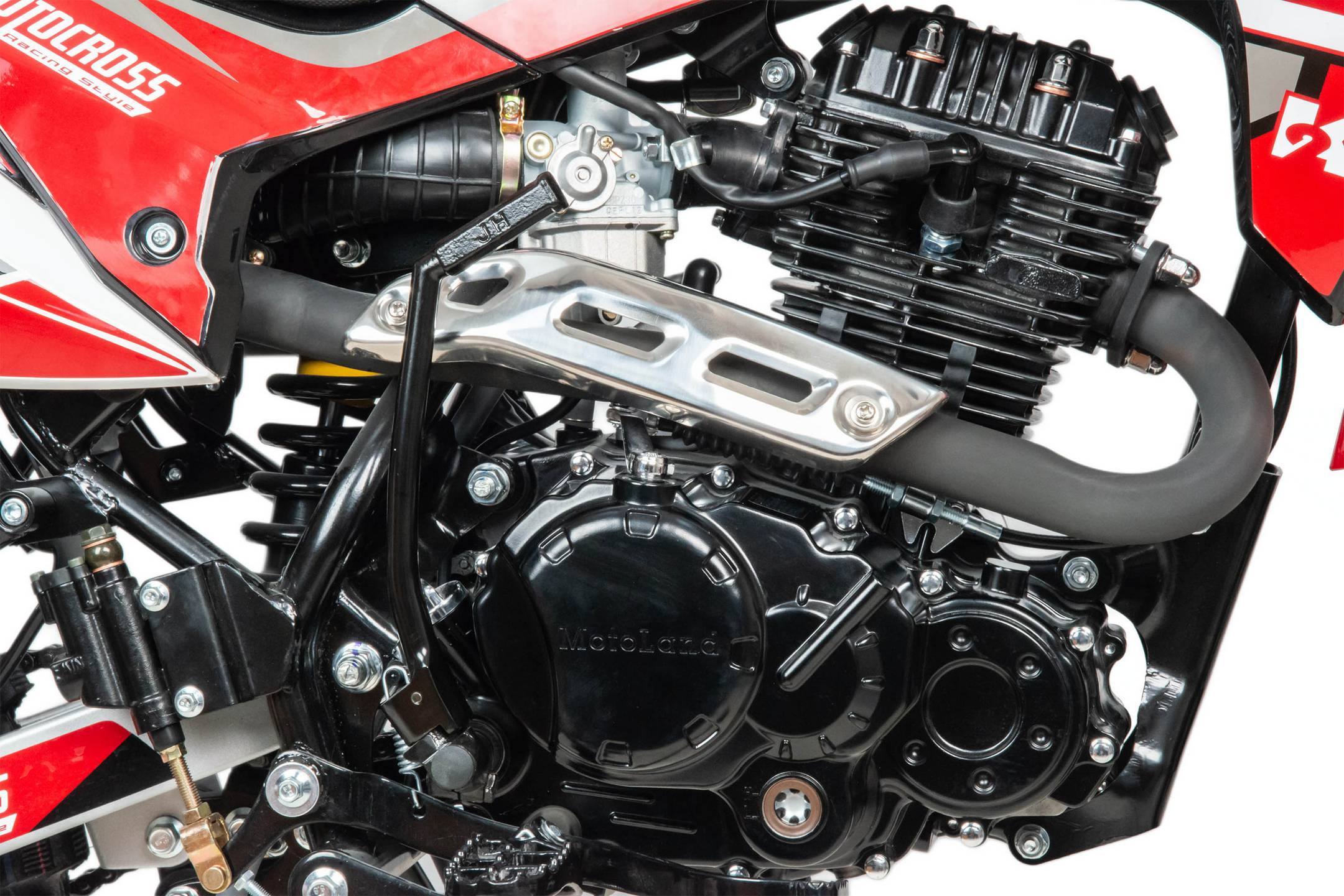 Мотоцикл Кросс Motoland RZ 200 (164FML) красный