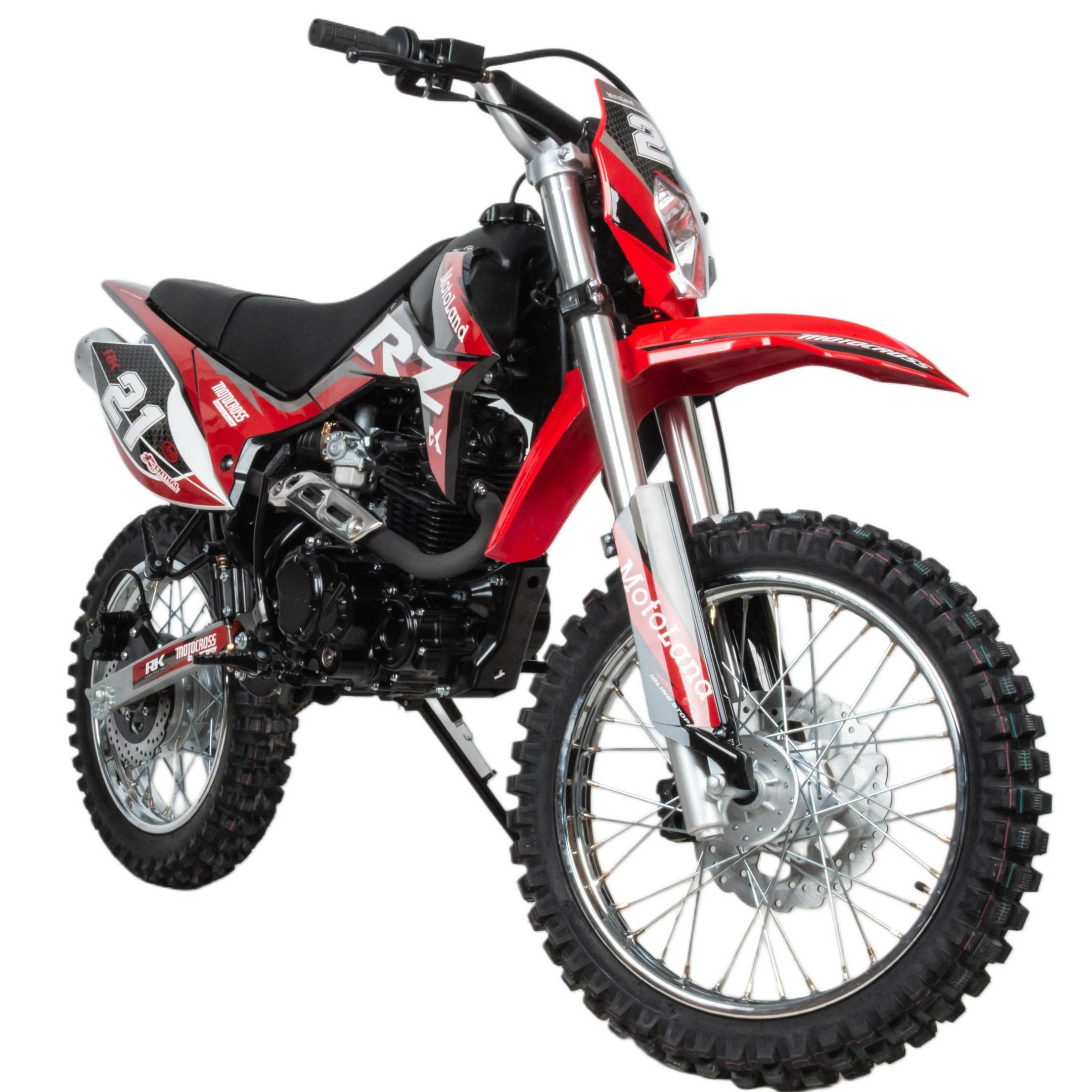 Мотоцикл Кросс Motoland RZ 200 (164FML) красный