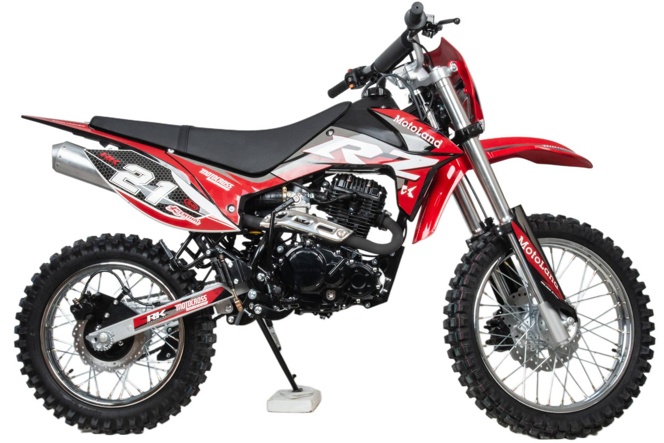 Мотоцикл Кросс Motoland RZ 200 (164FML) красный