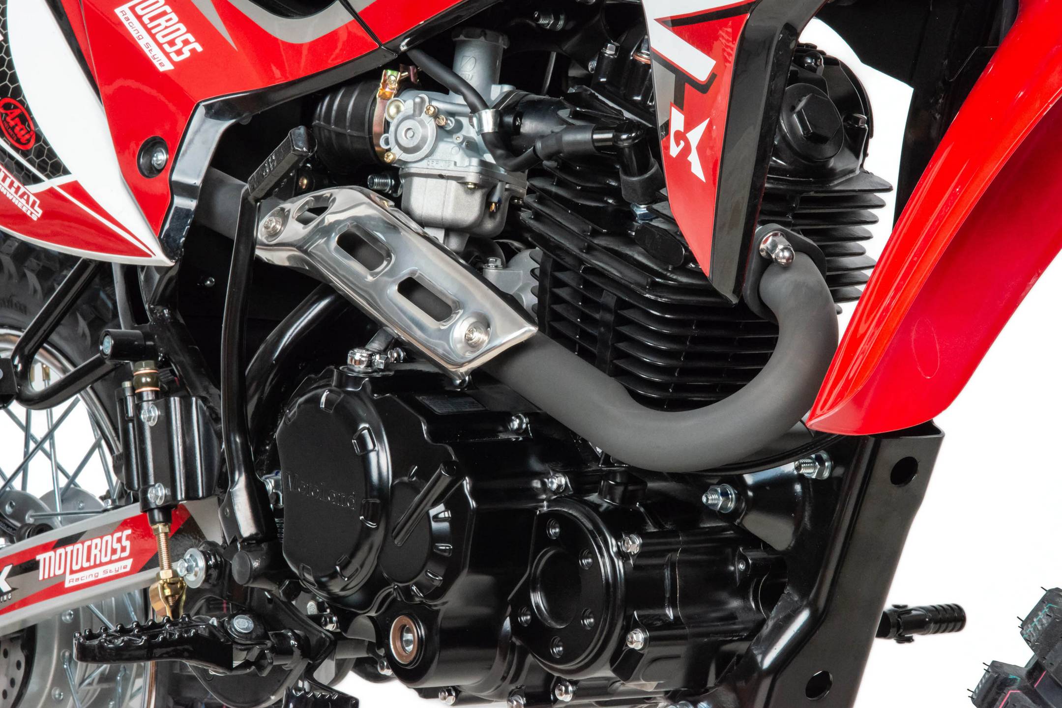 Мотоцикл Кросс Motoland RZ 200 (164FML) красный