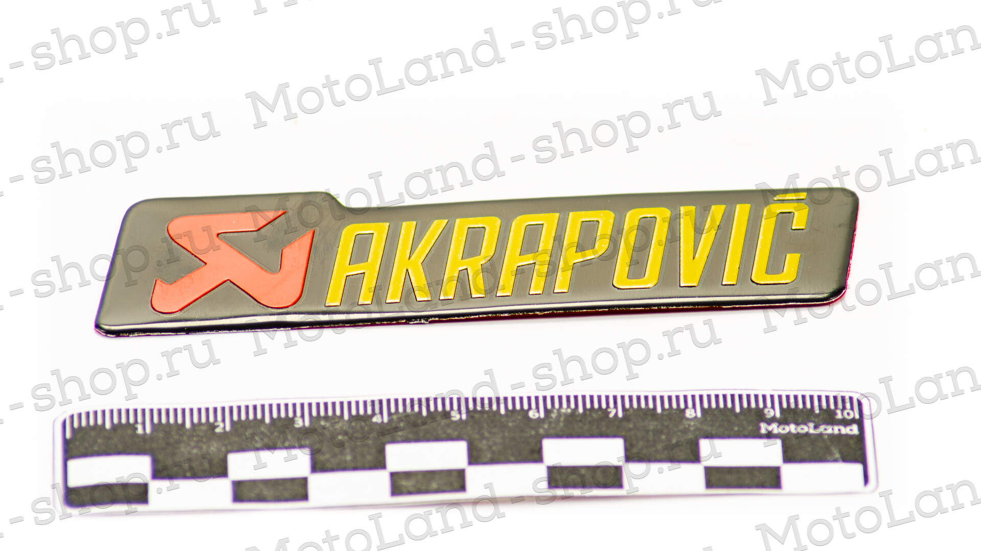 Наклейка 3d AKRAPOVIC (10x2,6) JH102