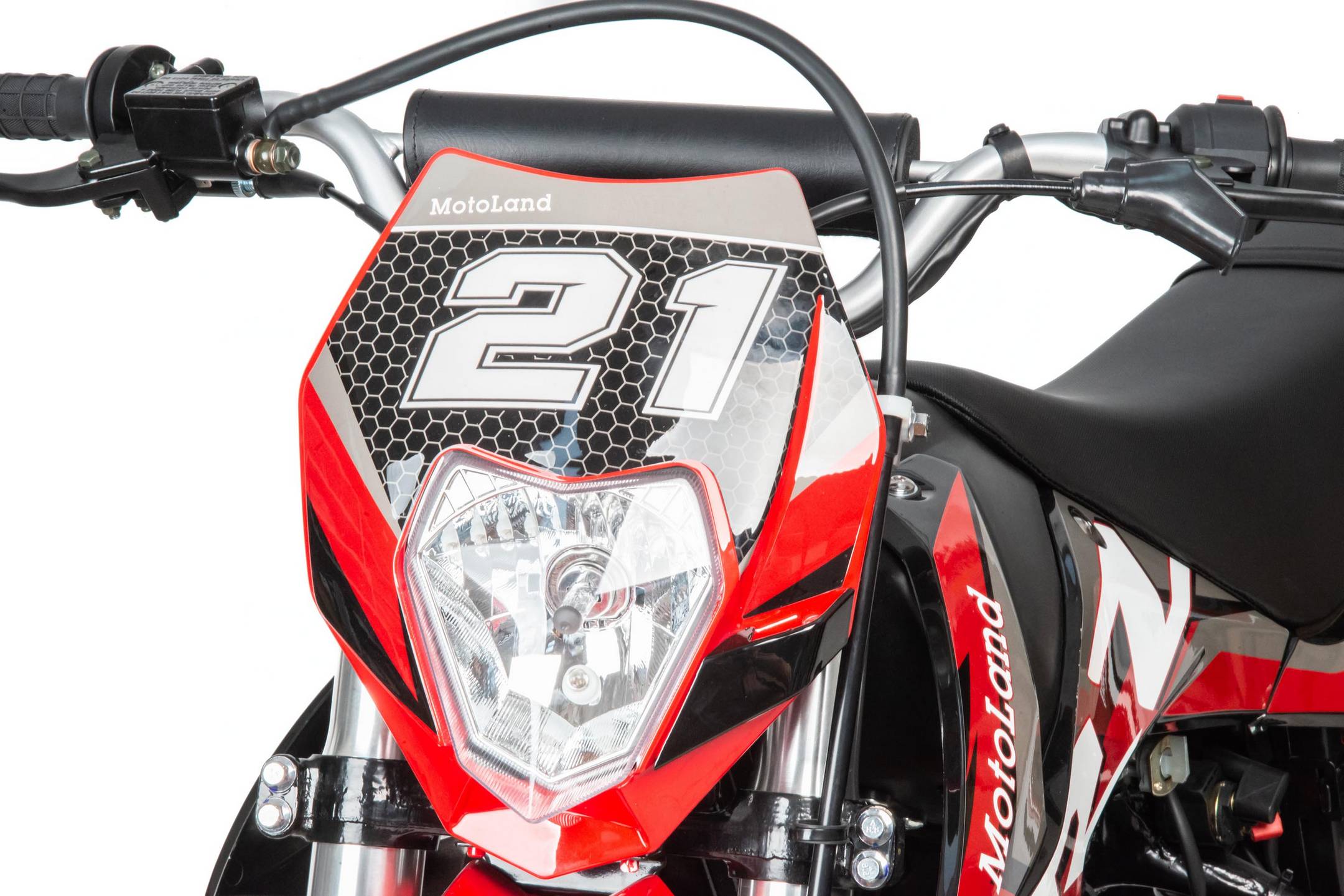 Мотоцикл Кросс Motoland RZ 200 (164FML) красный