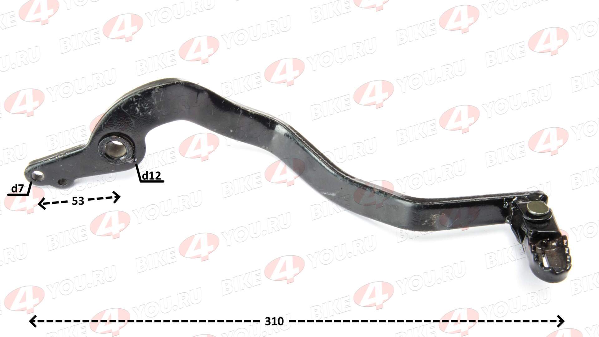 Педаль заднего тормоза ТТ250