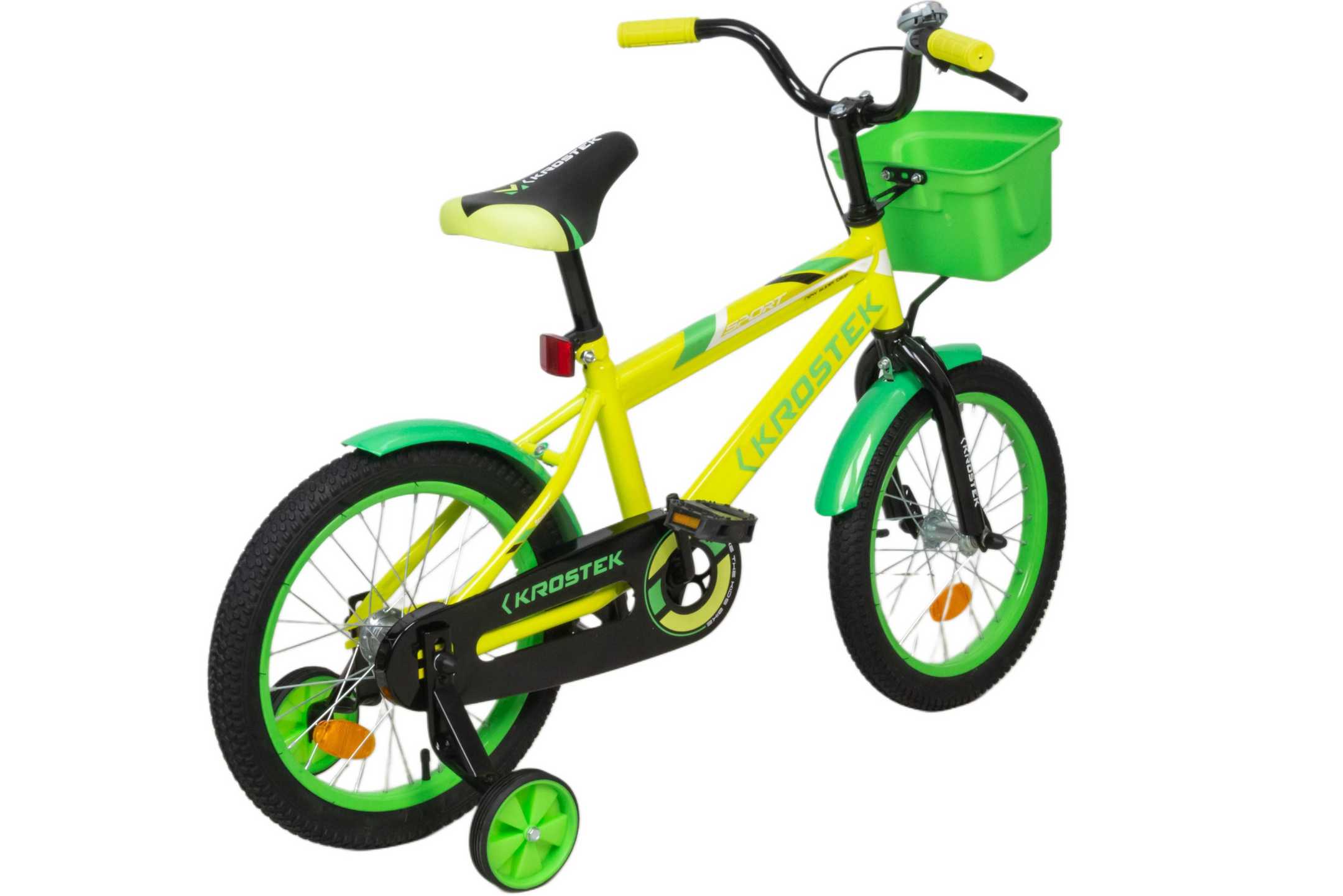Велосипед 16" KROSTEK RALLY (желтый)