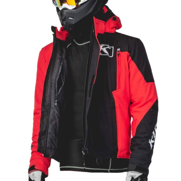 Куртка для снегохода KLIM KOMPOUND #1 black-red (текстиль) (S)