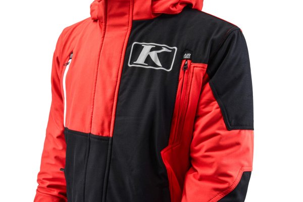 Куртка для снегохода KLIM KOMPOUND #1 black-red (текстиль) (XL)